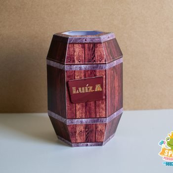 Tambor Papelaria Personalizada - Scrap Filme Valente tonel