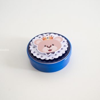 Papelaria da Festa - Ursinho Príncipe - Latinha 3d
