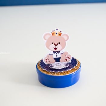 Papelaria da Festa - Ursinho Príncipe - Latinha