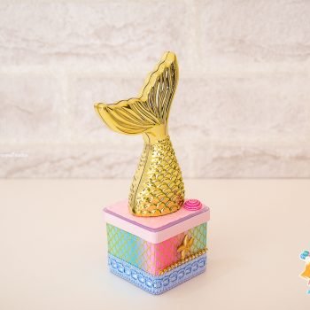 acrílica calda sereia luxo - festa infantil