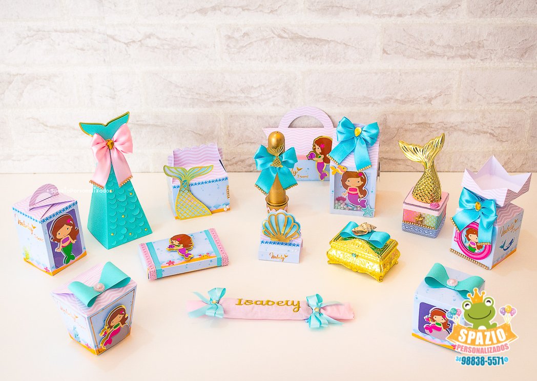 Kit de Luxo - Festa personalizada Sereia